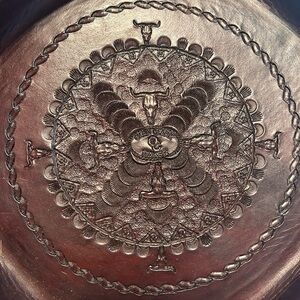 Hand Crafted leather tray
